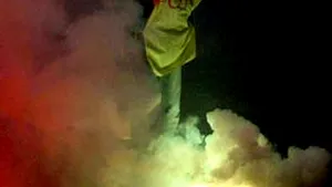 Suporter rapidist, predat jandarmilor chiar de către propria galerie