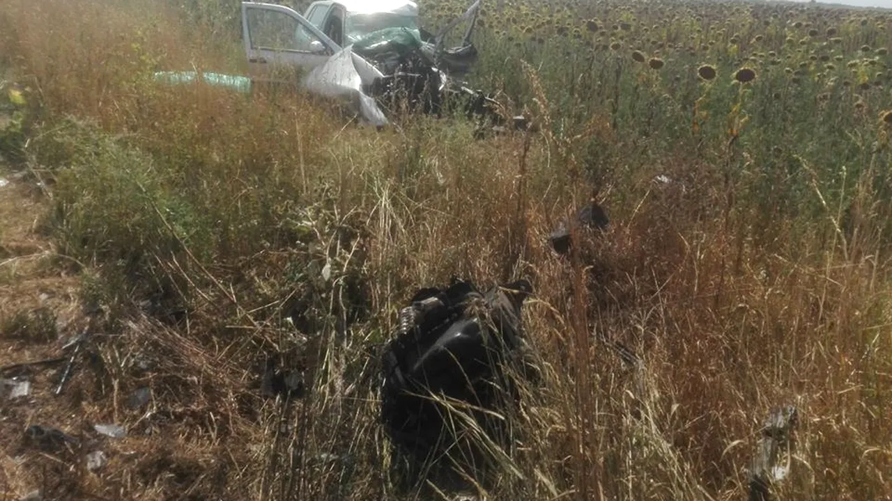 FOTO | Accident grav la Timişoara: Două persoane au murit şi alte patru au fost rănite, în urma impactului între trei maşini