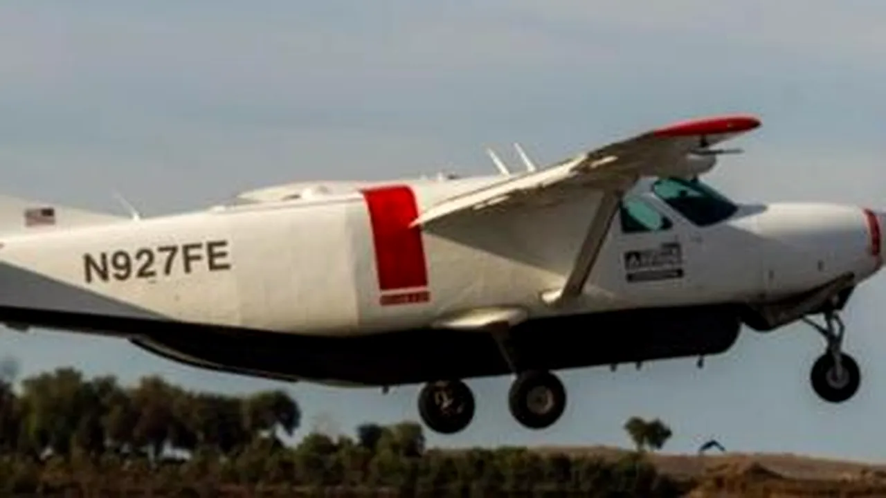 Un avion de 3.629 kg a zburat fără pilot la manşă. Când a avut loc premiera

