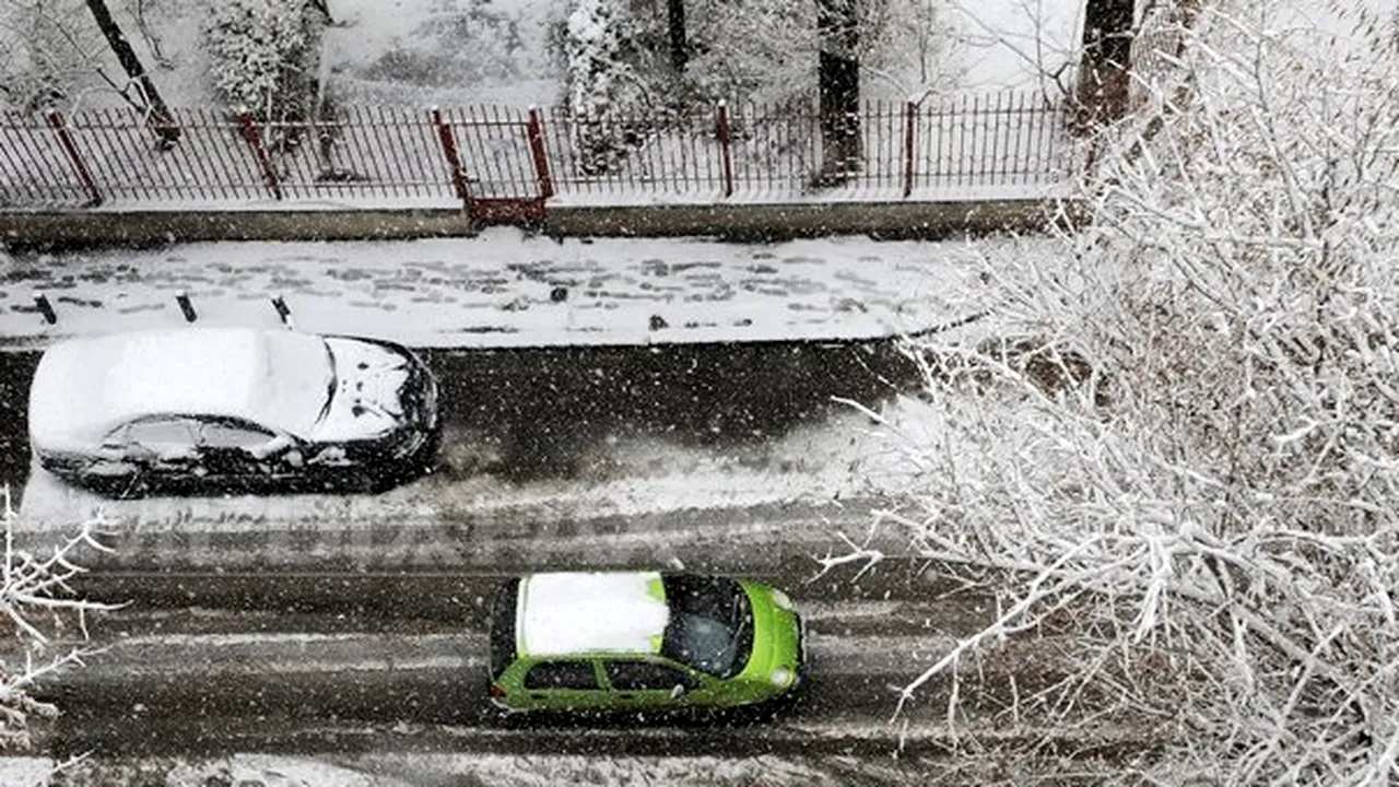 COD GALBEN de ninsori şi viscol în mai multe judeţe din ţară. HARTA zonelor afectate