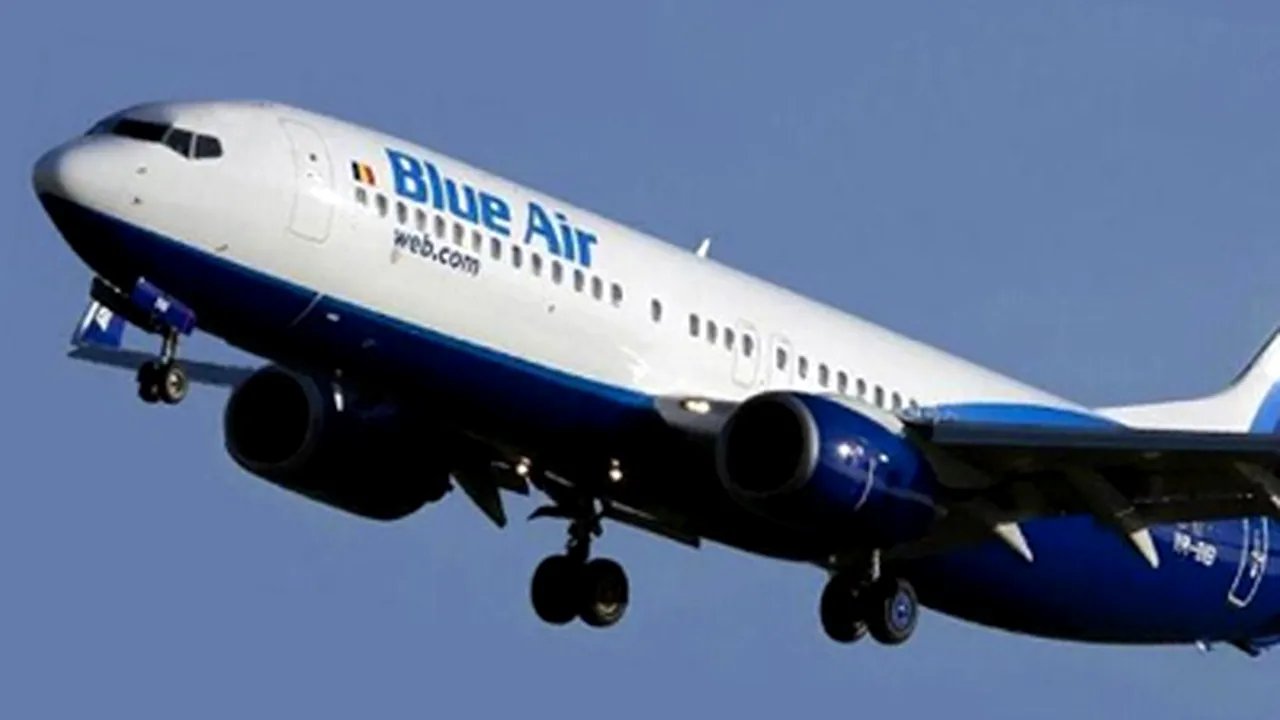 Blue Air a anulat cursele programate duminică din Bucureşti şi Bacău către 4 oraşe din Italia