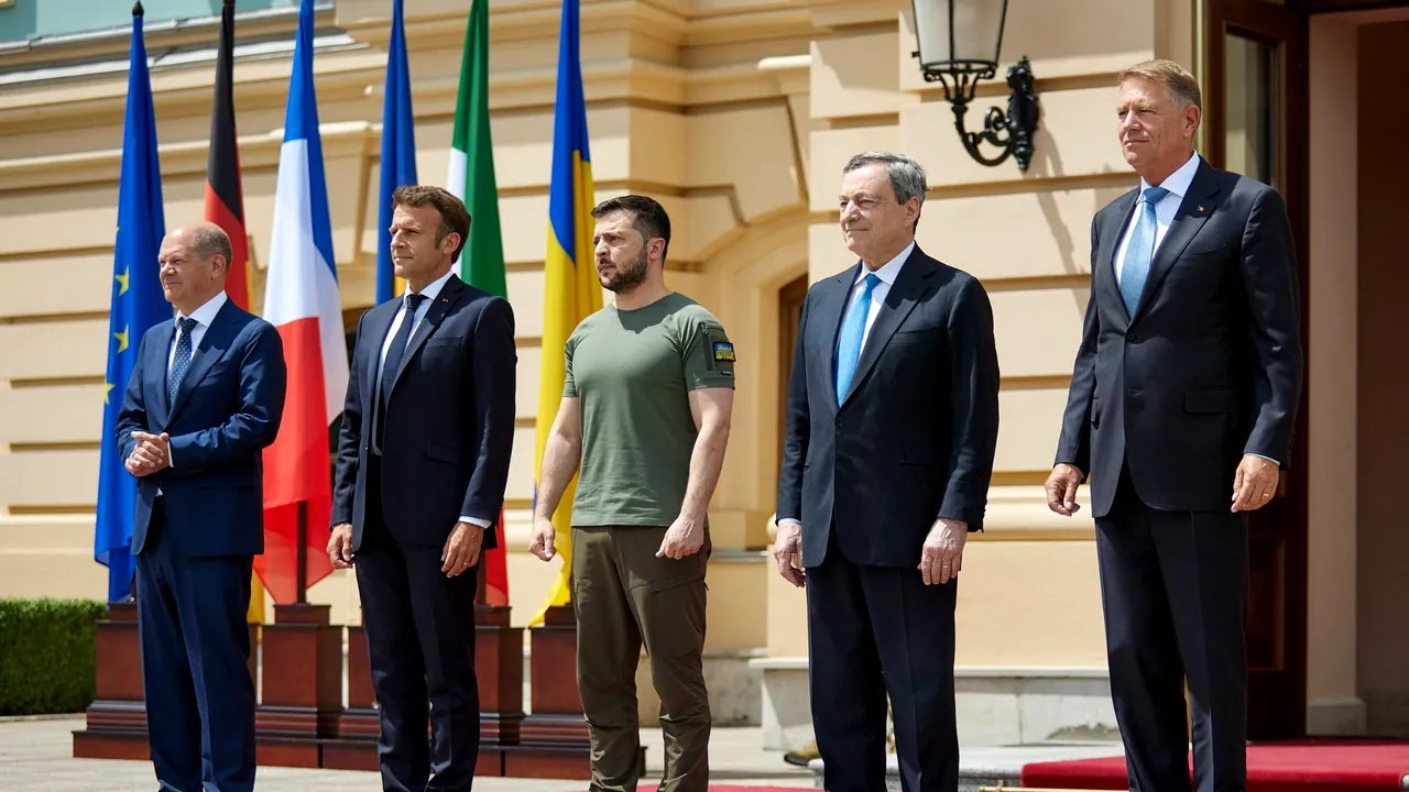 Scholz: Zelenski a acceptat invitaţia de a participa la reuniunea G7