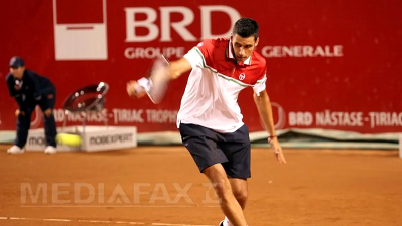 Victor Hănescu s-a calificat în turul doi la BRD Năstase-Ţiriac Trophy