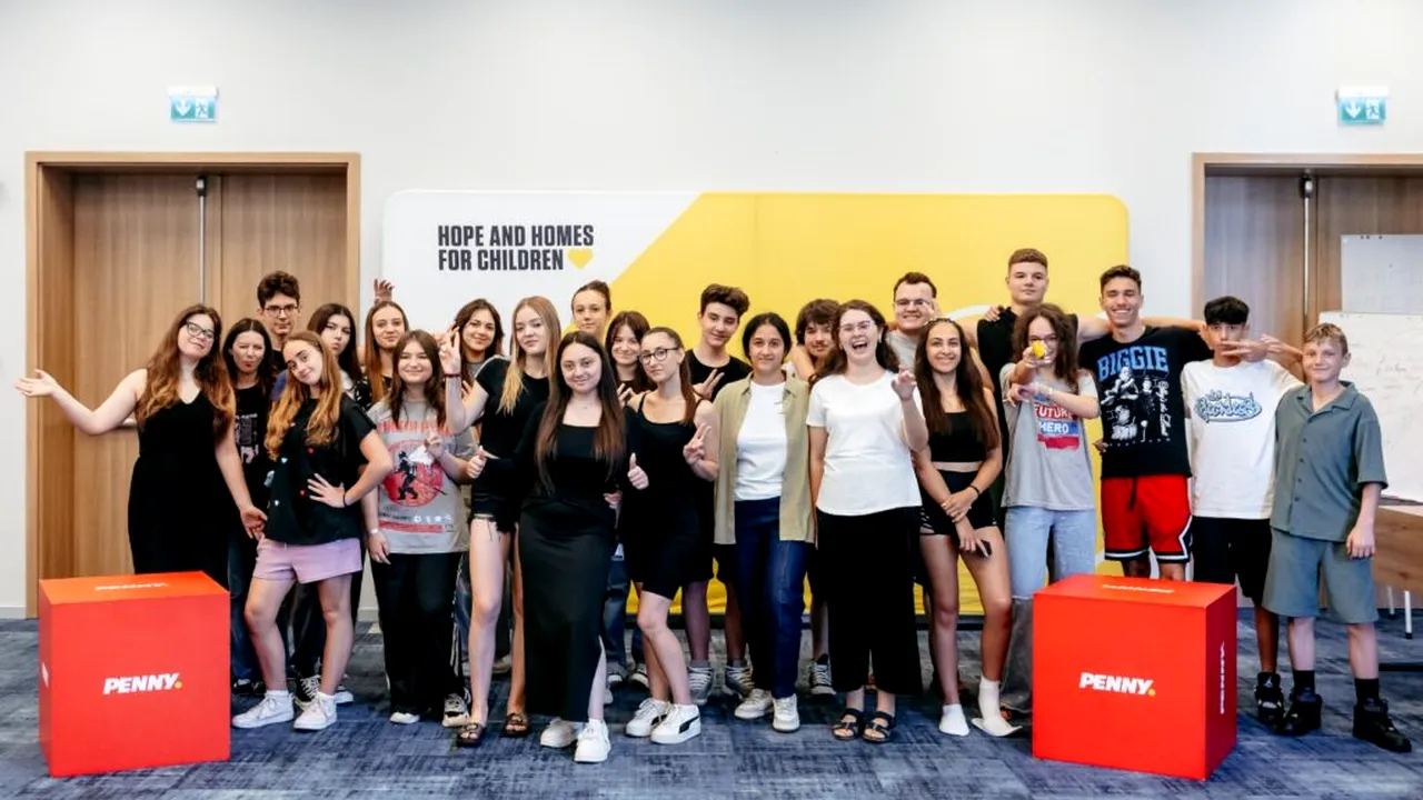 PENNY, alături de Fundația Hope and Homes for Children în proiectul Burselor DAR, dedicat copiilor vulnerabili care excelează în educație, artă și sport