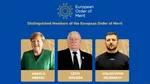 Parlamentul European acordă pentru prima dată Ordinul European de Merit. Angela Merkel, Maia Sandu și Volodimir Zelenski, printre laureați