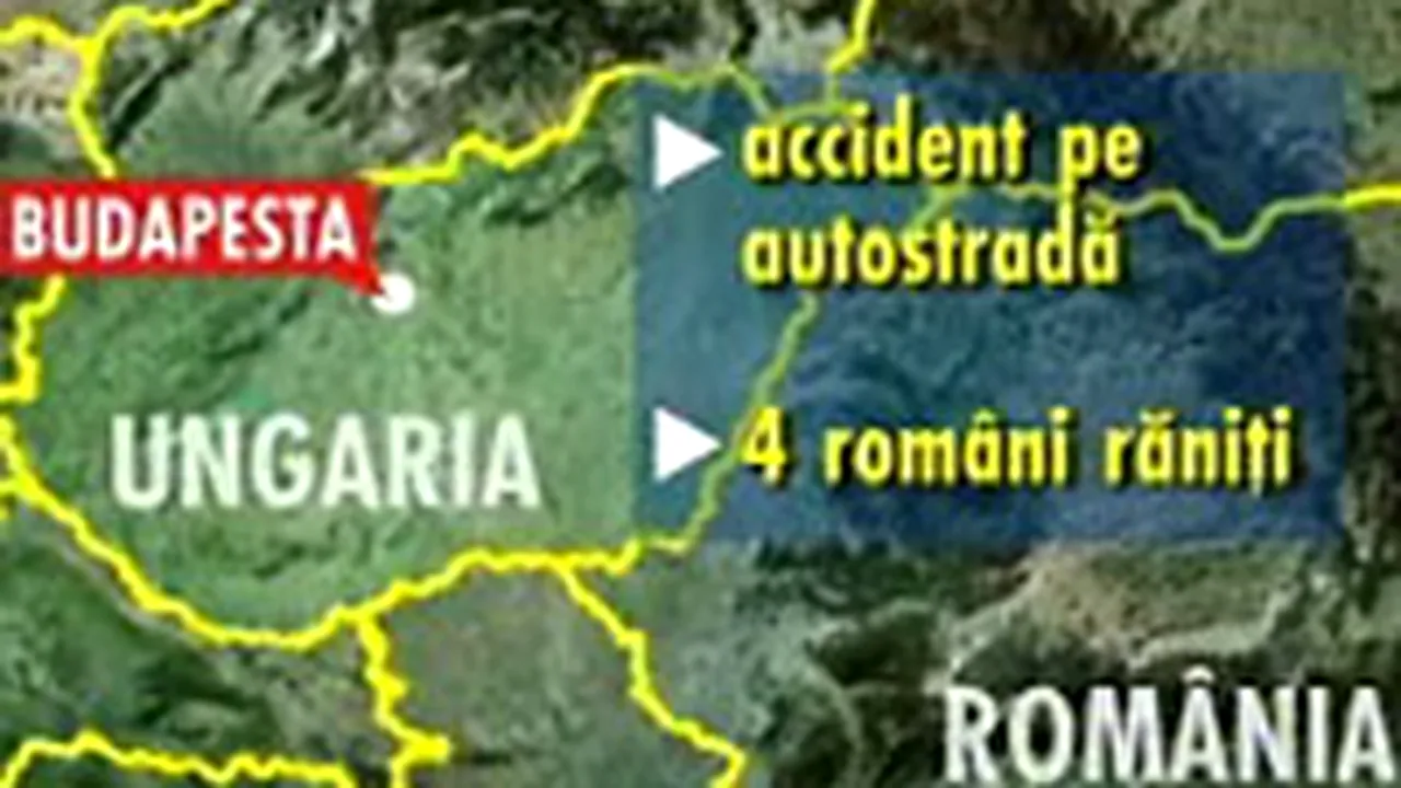 Doi dintre cei patru români răniţi în accidentul din Ungaria au fost externaţi