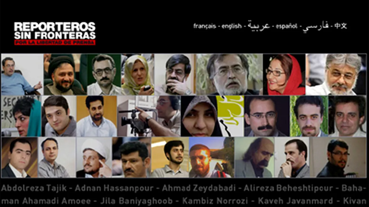 41 de jurnalişti, menţinuţi în detenţie în Iran
