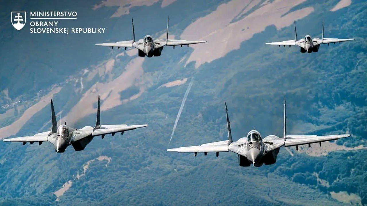 Slovacia a transferat Ucrainei patru avioane MIG-29