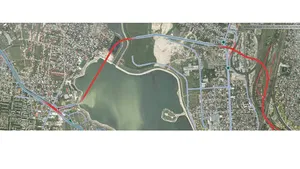 Ce variante sunt pentru autostrada suspendată. Varianta preferată de Oprescu prevede un tunel pe sub parcul Herăstrău