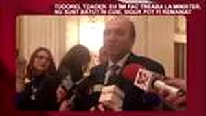 DECLARAŢIA ZILEI | Tudorel Toader: Eu îmi fac treaba la Minister. Nu sunt bătut în cuie, sigur pot fi remaniat