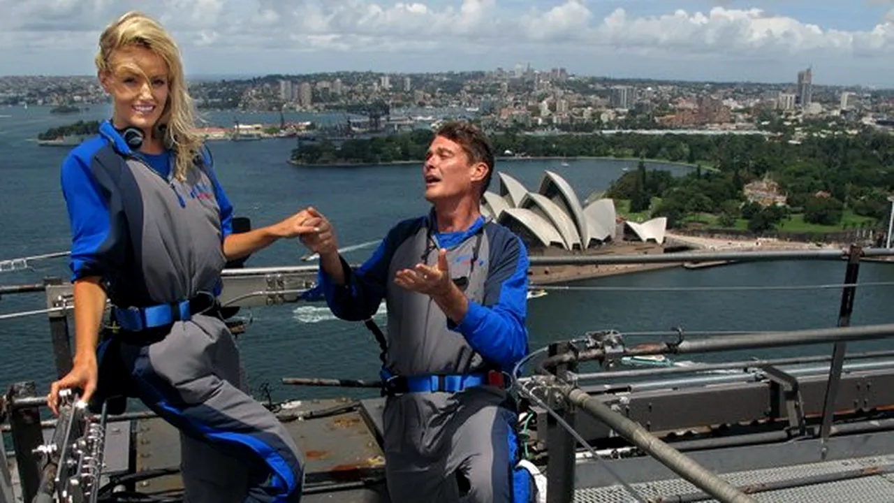 David Hasselhoff a cerut-o în căsătorie pe iubita lui, pentru a treia oară