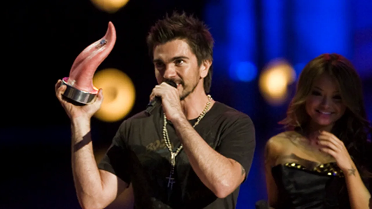 Juanes, marele câştigător la gala premiilor MTV Latin America (Video)