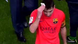 Clubul Valencia anunţă că fanul care a aruncat cu o sticlă de plastic în Messi va primi interdicţie pe viaţă