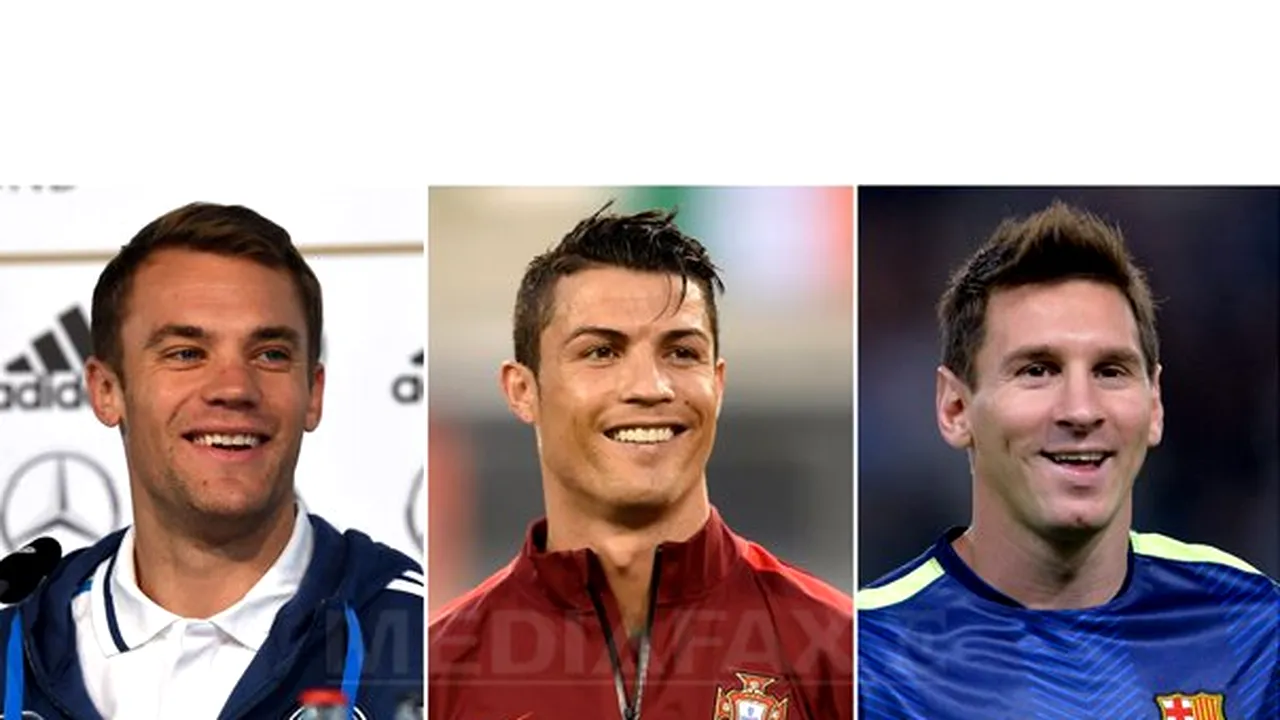 Balonul de Aur 2014 este decernat în această seară, la Zurich
