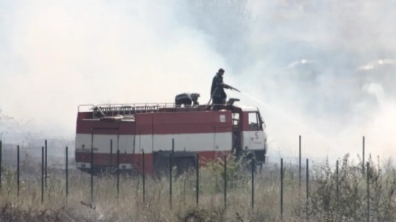 Incendiu în apropiere de aeroportul din oraşul bulgar Varna