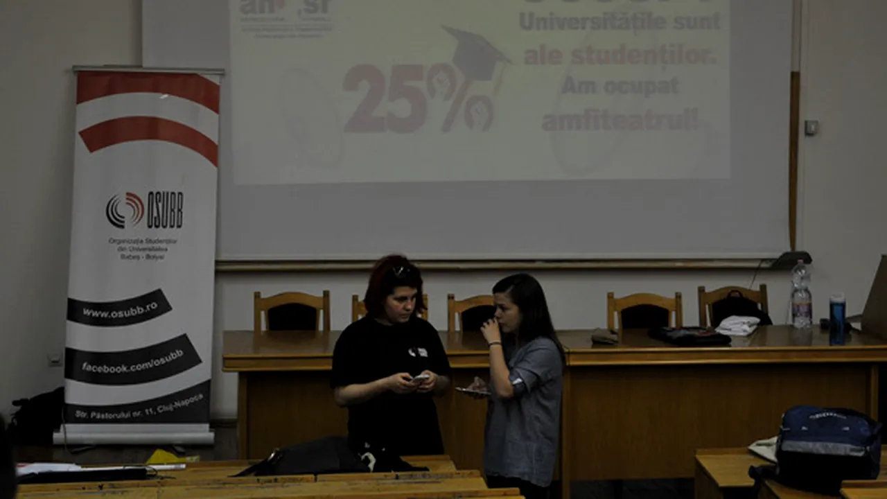 Studenţii vor să continue protestele în amfiteatre, nemulţumiţi de discuţiile cu ministrul Educaţiei