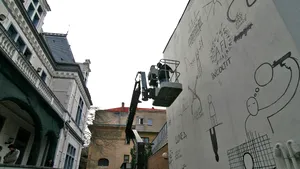 Centenarul Cioran: Liiceanu, Patapievici şi desenele lui Perjovschi pe zid, la Institutul Francez