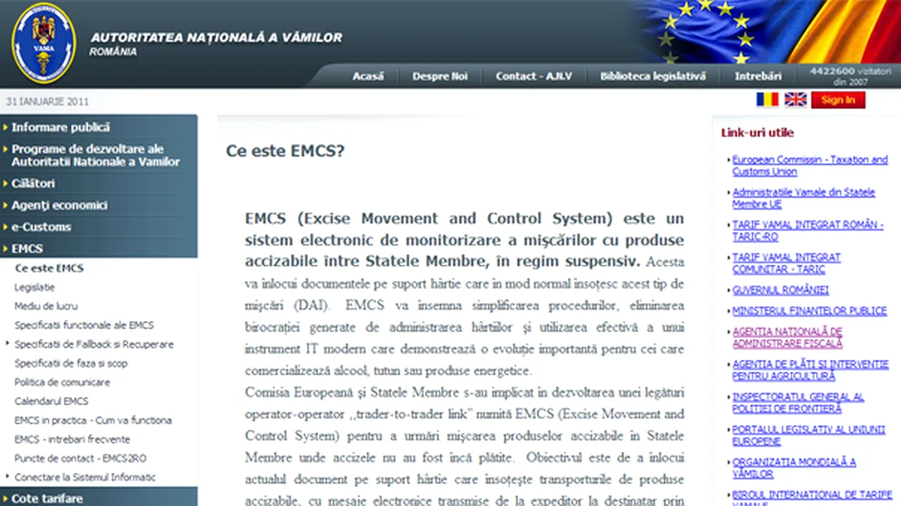 Declaraţiile de achiziţii şi livrări de produse accizabile se vor depune online din martie