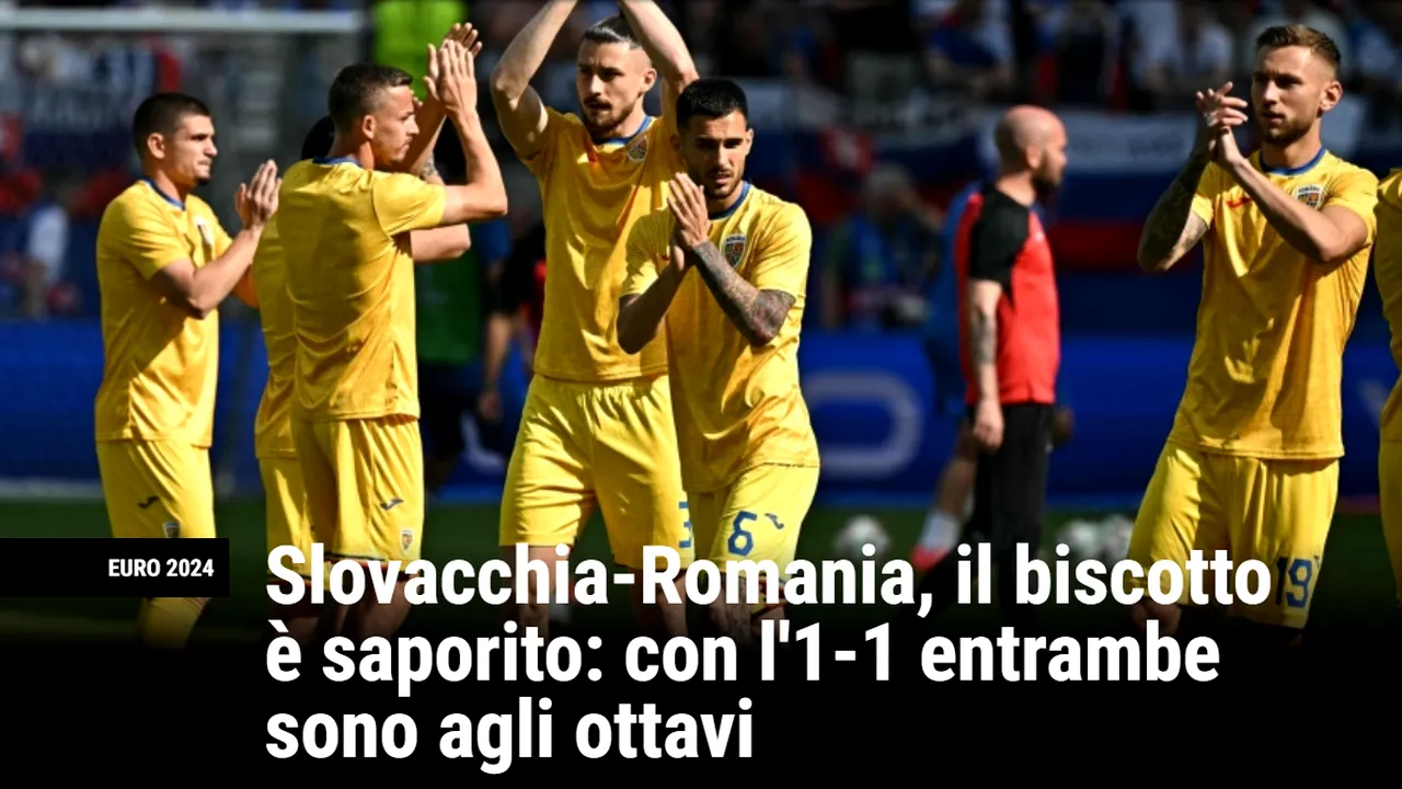 Italienii scriu că România şi Slovacia au dat-o la pace: biscuitul este gustos