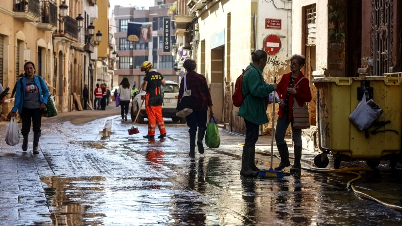 Spania primește de la UE aproape un miliard de euro, după inundațiile de la Valencia