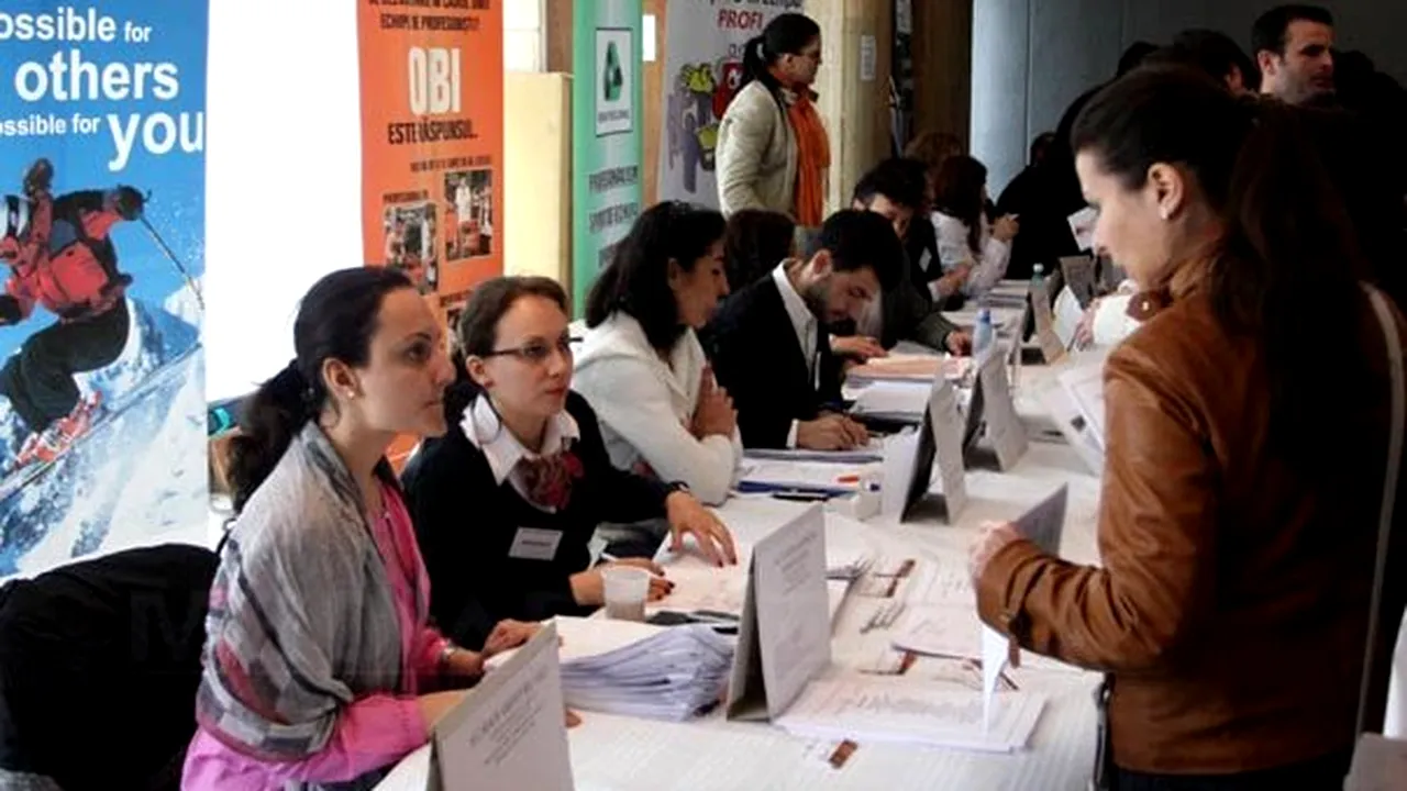 LOCURI DE MUNCĂ: Peste 9.500 de posturi vacante la nivel naţional, cele mai multe în Cluj şi Bucureşti