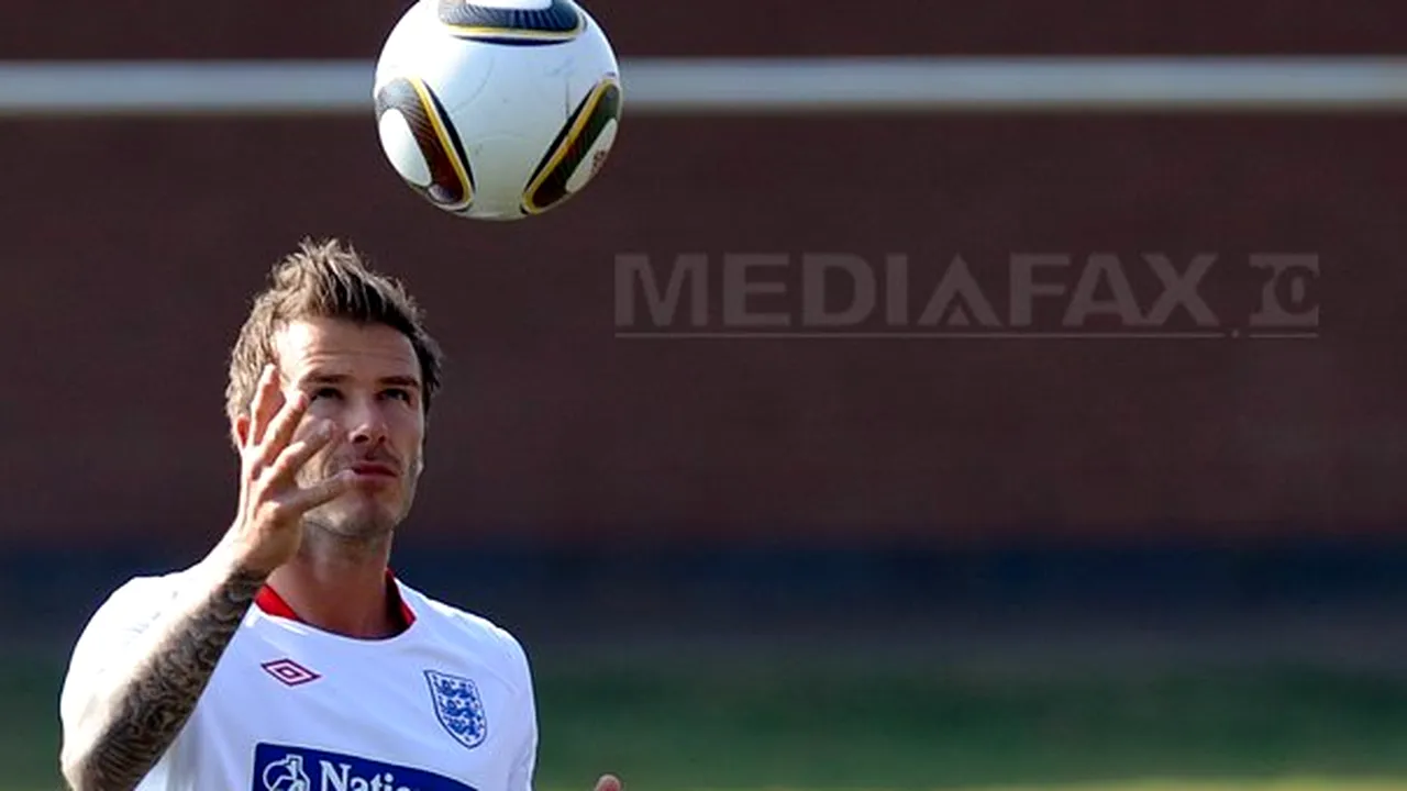 David Beckham va participa la ceremonia de aducere a flăcării olimpice din Grecia în Marea Britanie