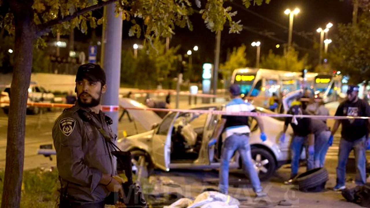 ATAC în Ierusalim, comis de un membru Hamas: O fetiţă de câteva luni a murit, iar şapte oameni sunt răniţi