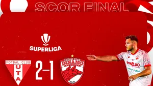 Dinamo Bucureşti ajunge la al 9-lea meci fără victorie, după înfrângerea in extremis cu UTA Arad