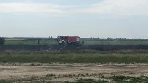 Incediu de vegetaţie lângă Bucureşti, în Periş: au ars circa 10 hectare de teren. Avertismentul emis de ANM
