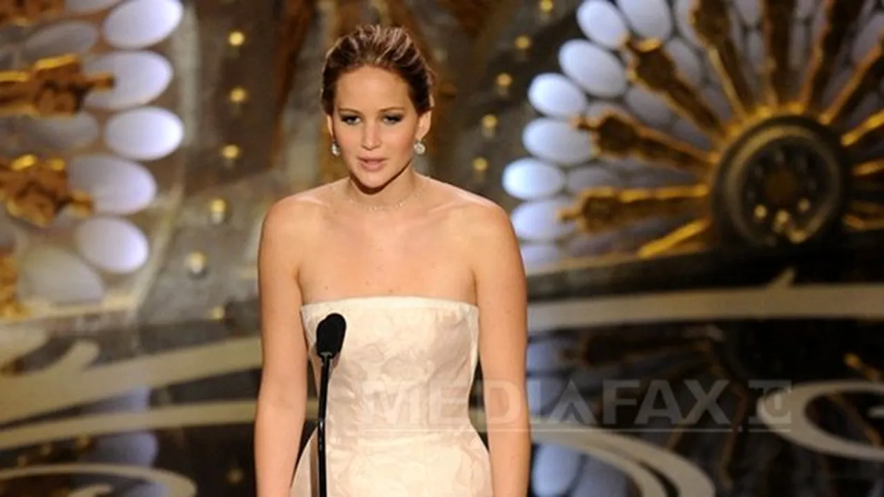 OSCAR 2013: Jennifer Lawrence, premiul Oscar pentru cea mai bună actriţă în rol principal