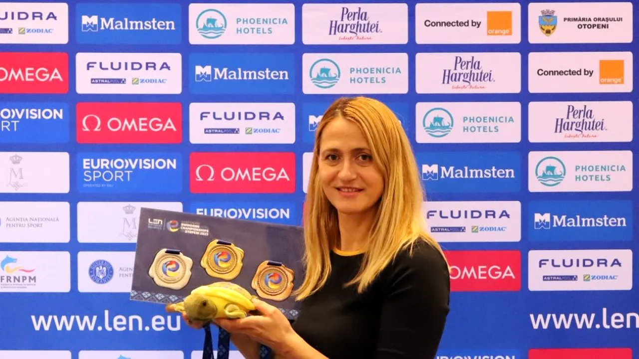 Au fost prezentate medaliile şi mascota Campionatului European de înot în bazin scurt pentru seniori
