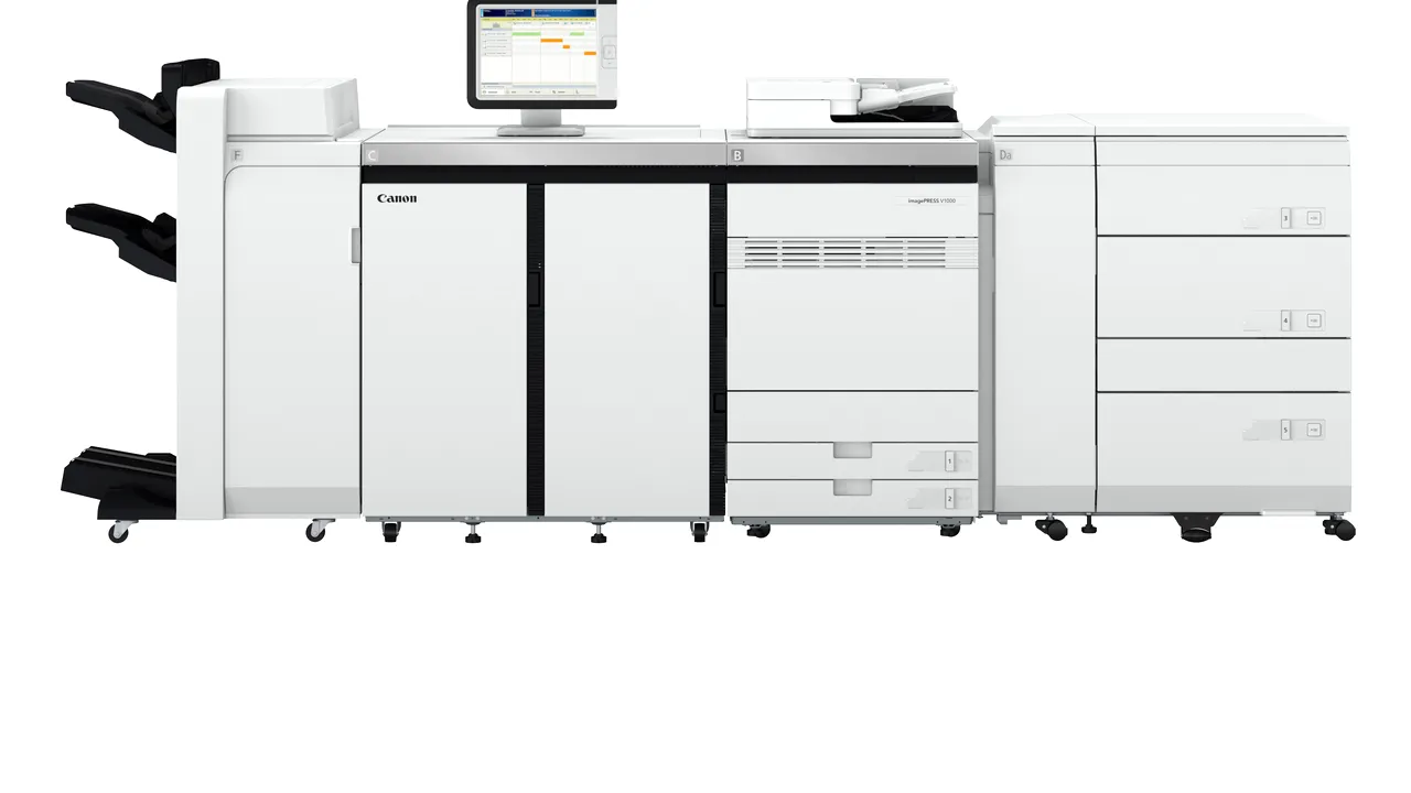 Canon stabileşte un nou reper în industria de imprimare în volume mari şi lansează imagePRESS V1000