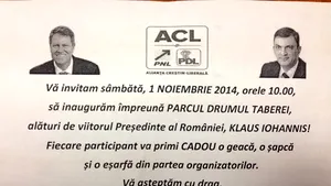 Fiţuici cu Iohannis care anunţă redeschiderea Parcului Moghioroş, distribuite; Primăria Sectorului 6 dezminte - FOTO