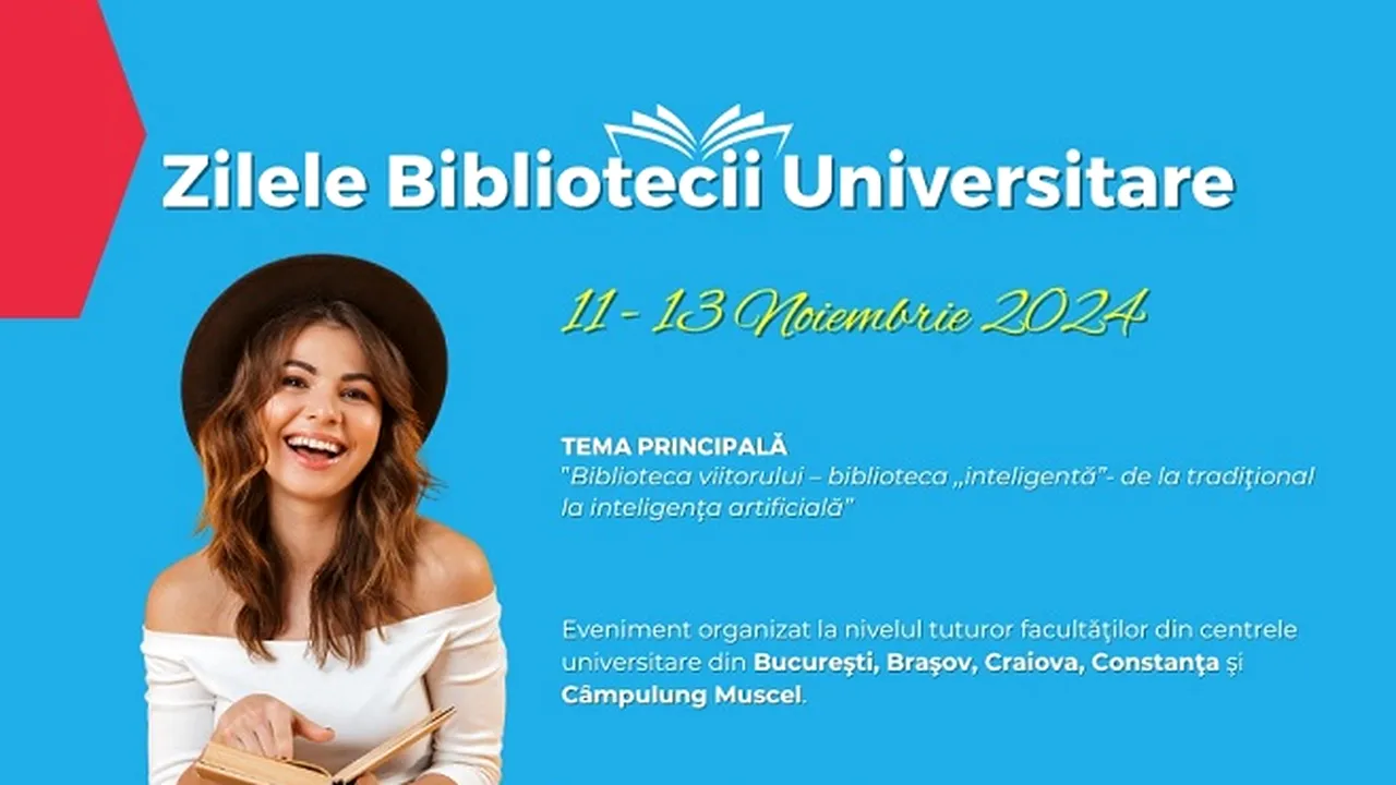 Universitatea Spiru Haret organizează ZILELE BIBLIOTECII UNIVERSITARE în Bucureşti