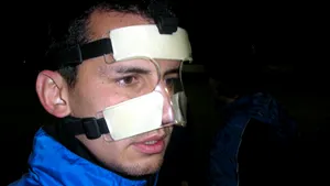 Mască de protecţie pentru Radu Mărginean
