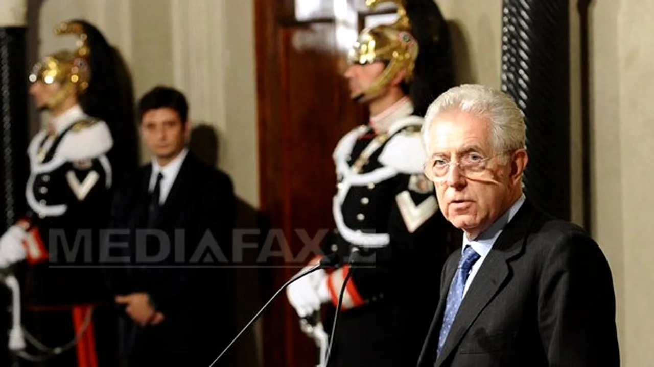 Mario Monti susţine că Italia nu are nevoie de un plan de salvare