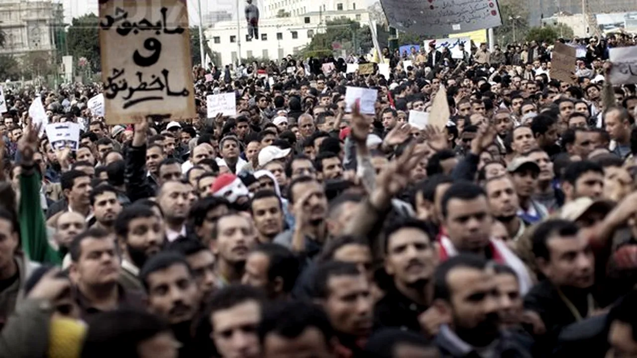 Mobilizare fără precedent în Egipt împotriva preşedintelui Hosni Mubarak - VIDEO