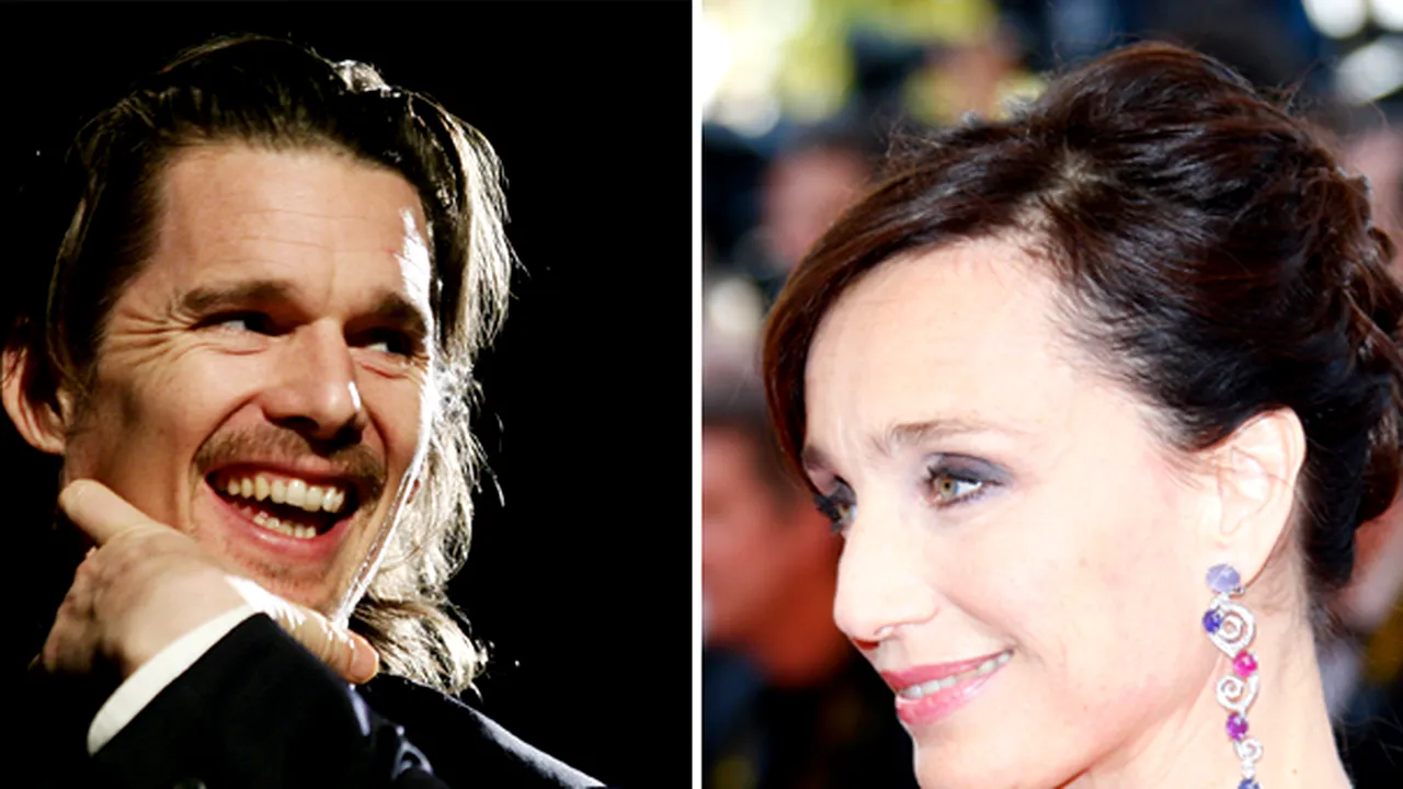Ethan Hawke şi Kristin Scott Thomas, implicaţi într-o relaţie, într-un thriller independent
