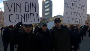 Protestatar român stabilit în Canada: Am vrut să fac investiţii aici dar nu ai cu cine că fură