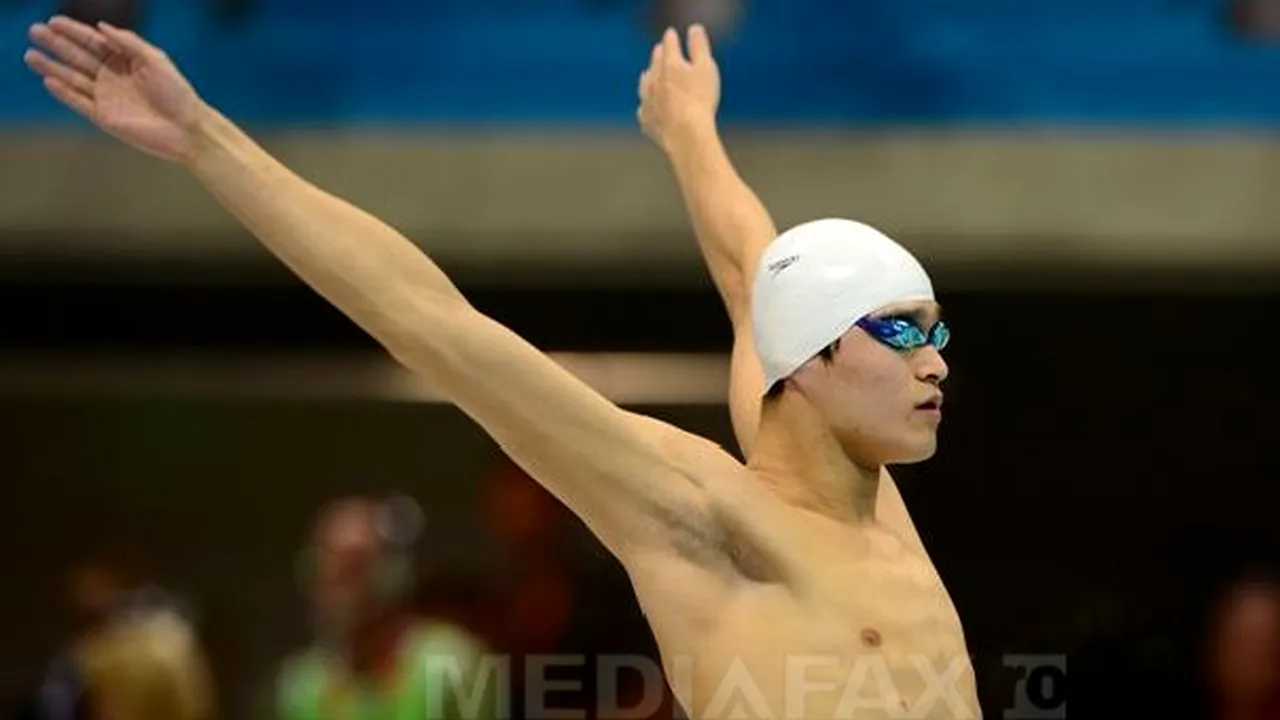 JOCURILE OLIMPICE 2012: Aur şi record mondial pentru chinezul Sun Yang la nataţie, la 1.500 m liber