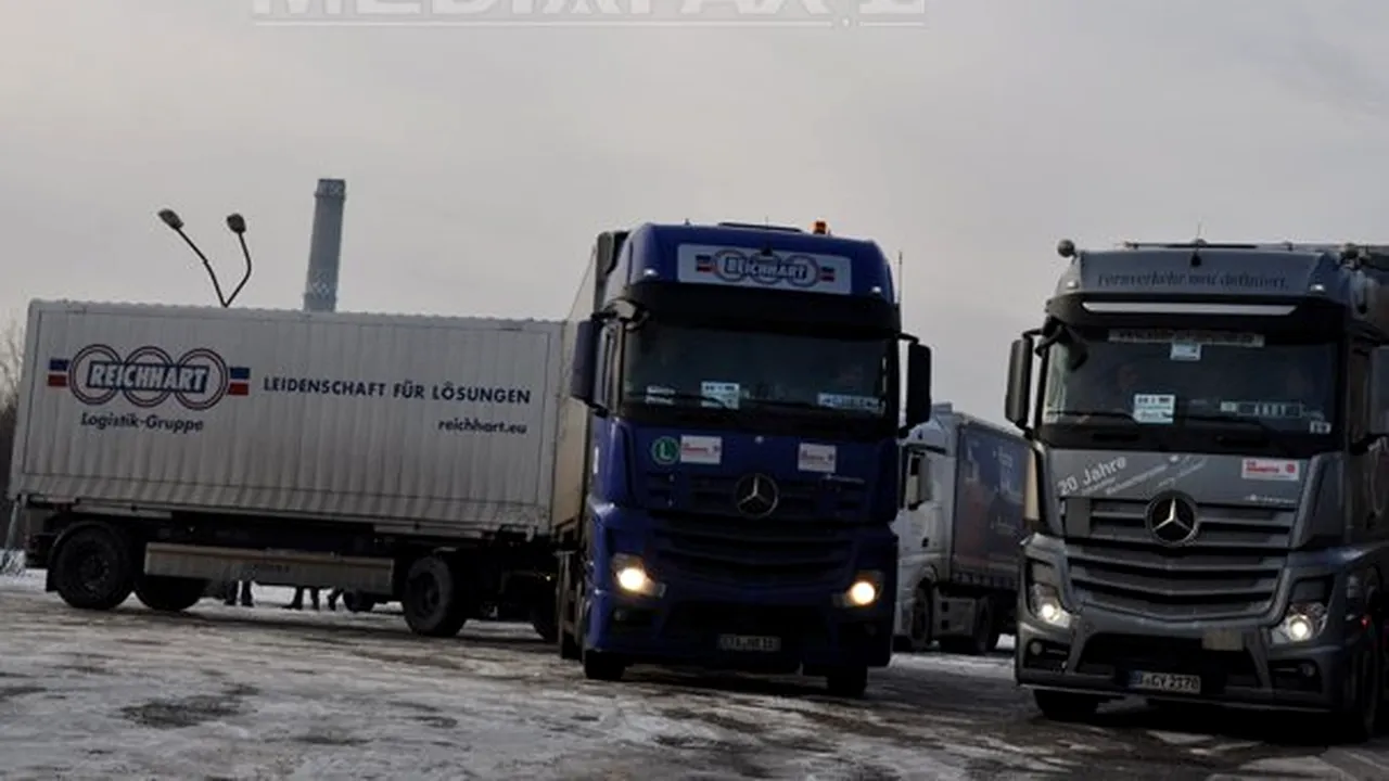 Protest al şoferilor de camion, care blochează frontiera dintre Bulgaria şi Turcia