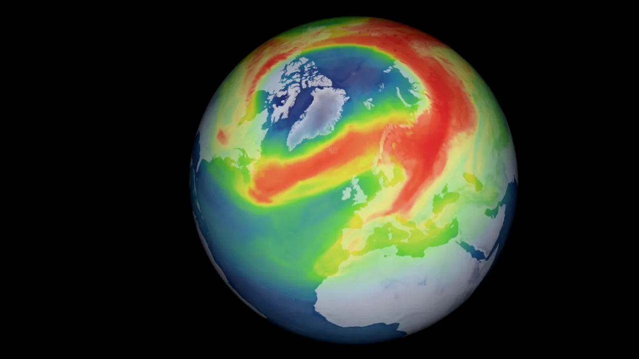 O gaură de dimensiuni record a apărut în stratul de ozon deasupra Arcticii