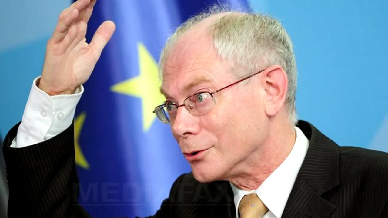 Preşedintele Consiliului European, Herman van Rompuy, vine la Bucureşti