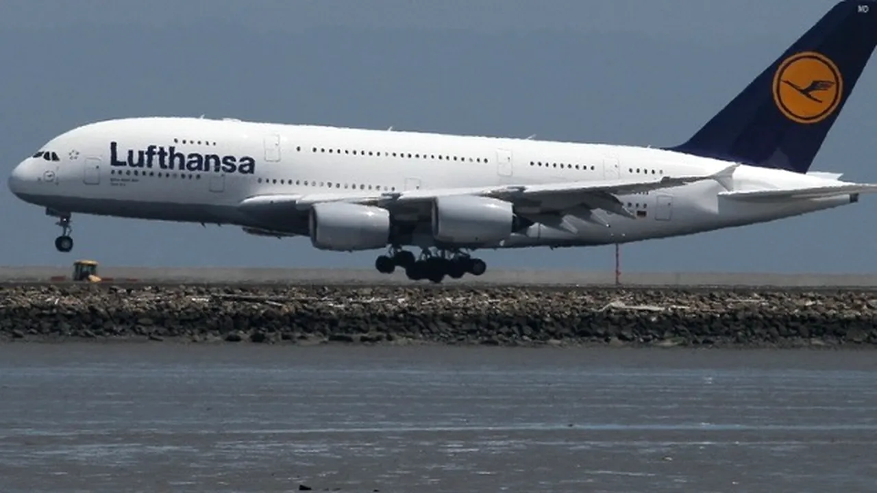 Peste 20 de curse Lufthansa au fost anulate miercuri