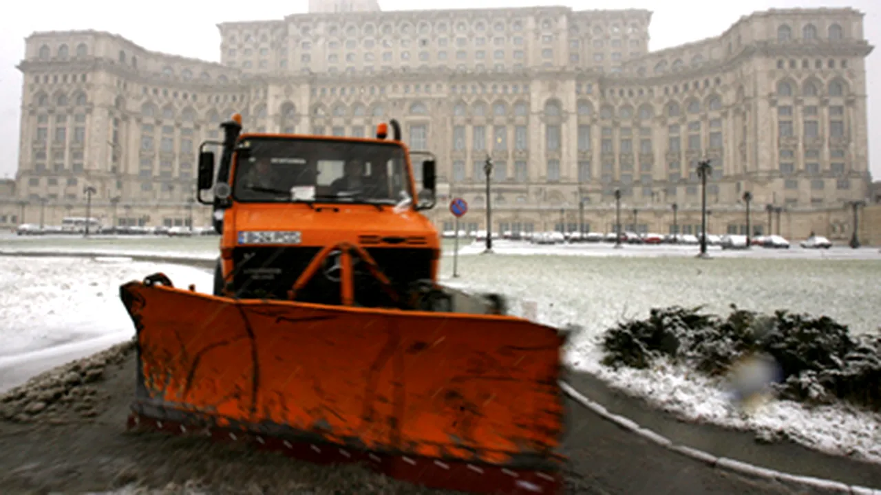 Primăriile de sector, pregătite să lupte cu zăpada