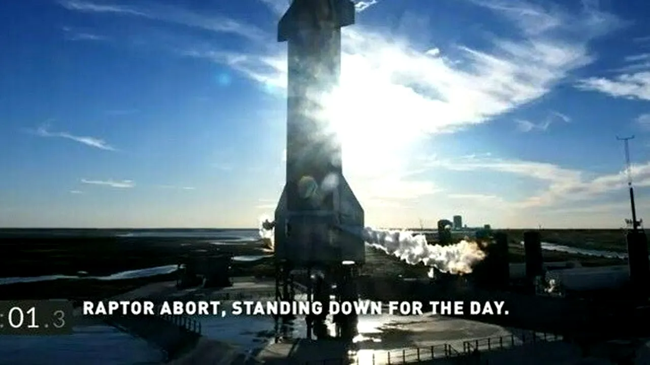 SpaceX a amânat lansarea rachetei prototip Starship SN8