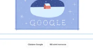 GOOGLE şi-a schimbat din nou logo-ul pentru a le ura românilor ”Sărbători fericite”