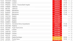 Haos pe aeroporturile din Belgia: Spaţiul aerian este închis din cauza unei pene de curent