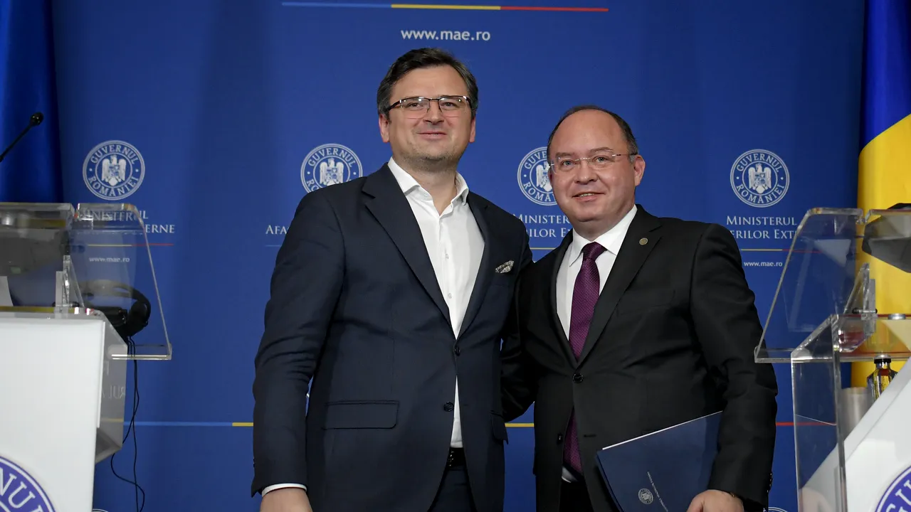 Bogdan Aurescu, discuţie cu Dmytro Kuleba, pe tema Legii privind minorităţile naţionale din Ucraina