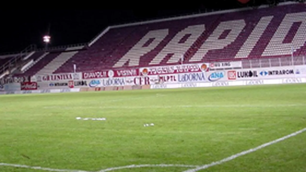 Rapid va juca un meci fără spectatori iar Steaua a primit doar avertisment